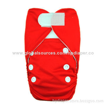 Tomato New Born Pocket Cloth Nappies, Hook-and-loop Closure
